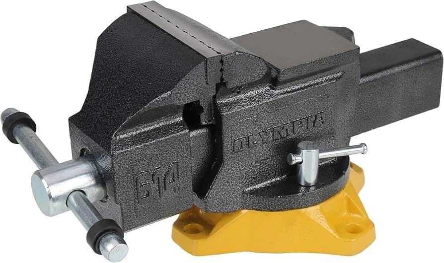 Olympia Tools 4" Mechanic's Bench Vise with Swivel Base product image