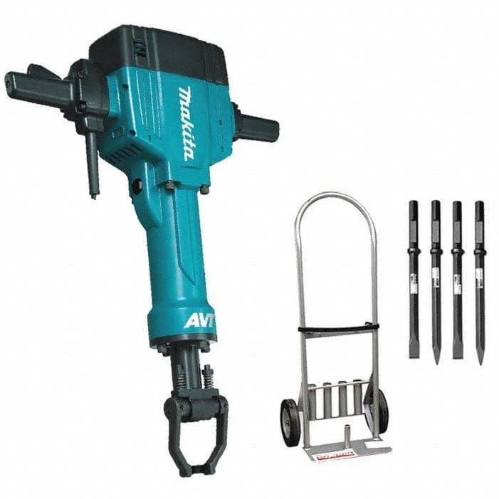Makita 70 lb. Advanced AVT® Breaker Hammer 1 1/8" Hex w/Cart & Bits product image