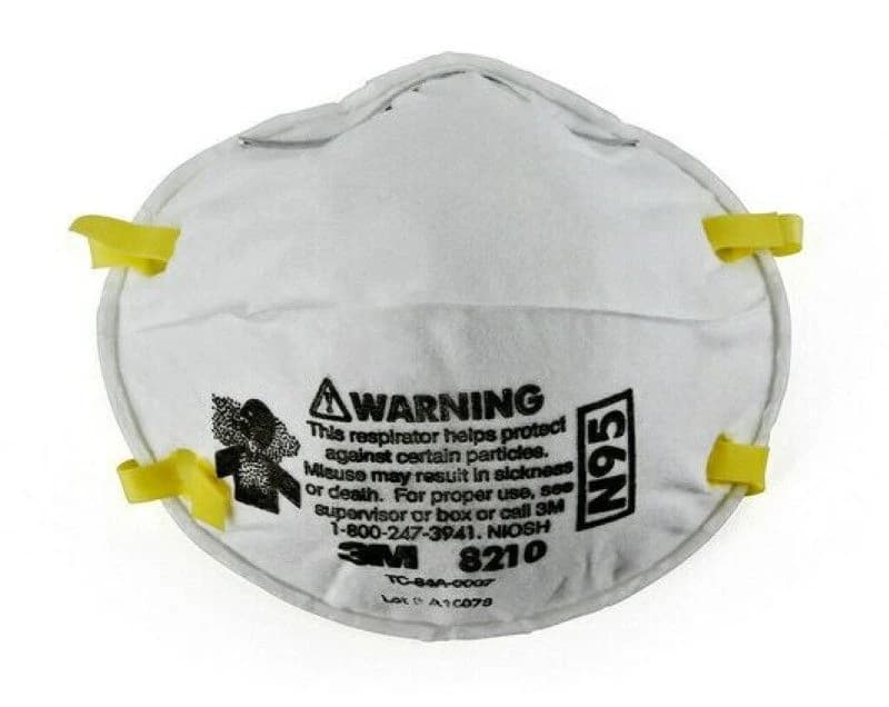 3M Dust Mask 3M N95 8210 Respirator (20/bx) product image