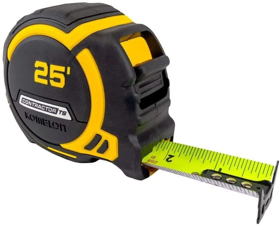 Komelon Contractor TS Measuring Tape 25' x 1.25" Black/Yellow product image