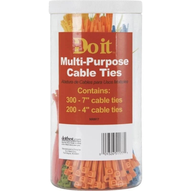 Cable Tie Set 500 pc Assorted product image