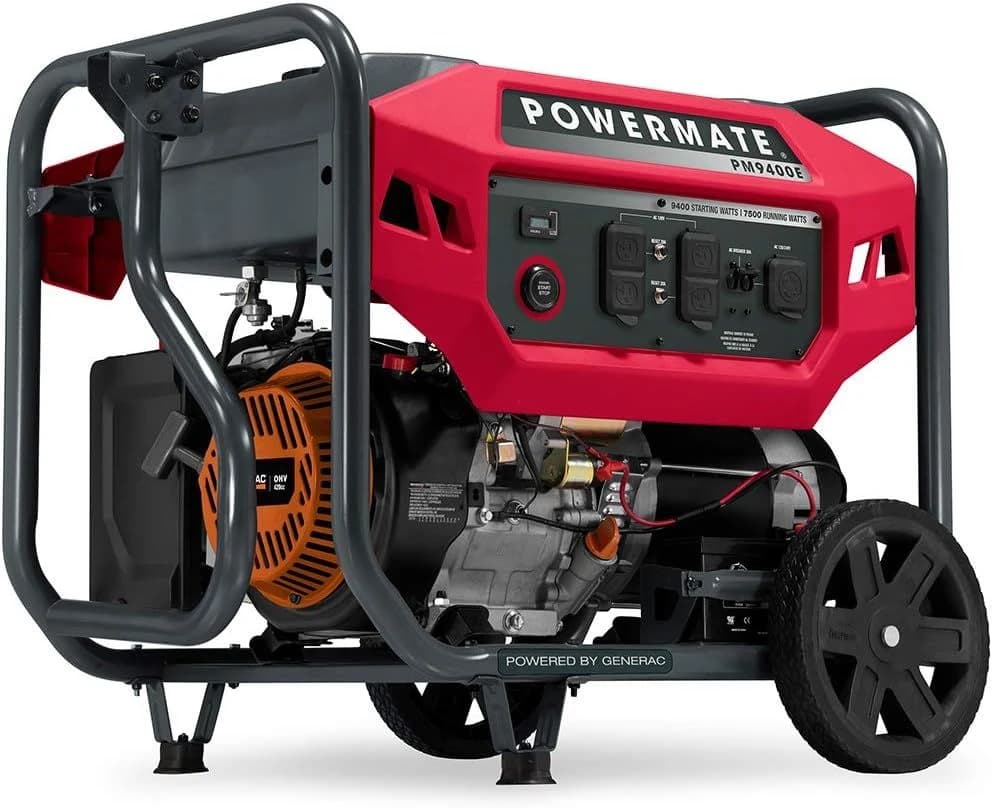 Powermate 9400W Portable Gas Generator Electric Start product image
