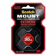 Scotch Extreme Double Sided Mounting Tape 1" x 60" Indoor/Outdoor product image