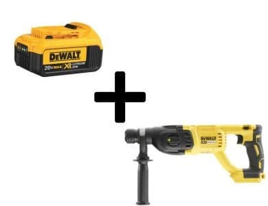 DEWALT-Drill - 1" D Handle SDS Plus Rotary Hammer 20V w/battery product image