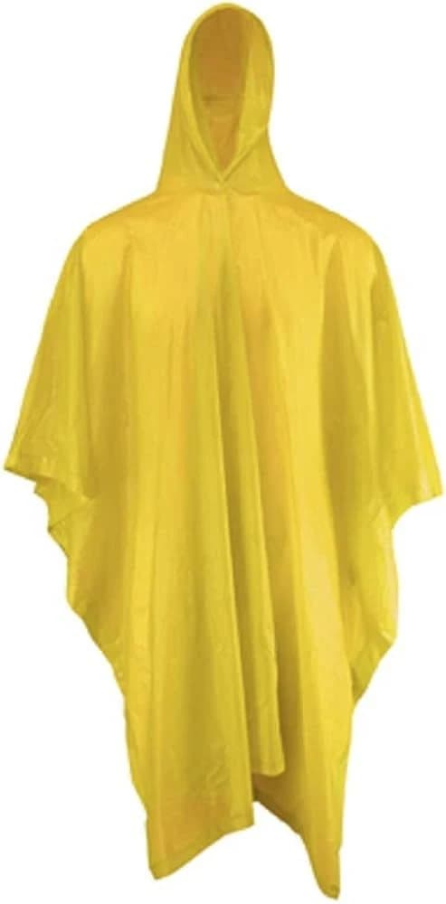 West Chester 50" x 80" Yellow Rain Poncho product image