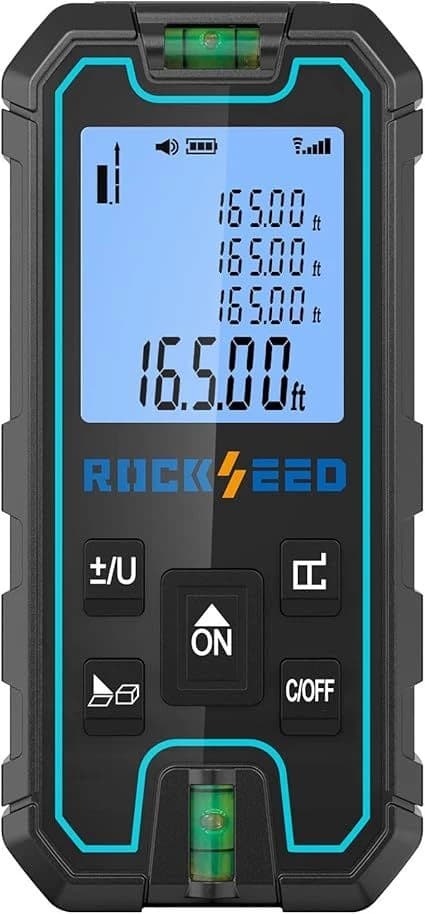 RockSeed 165'/50M Portable Laser Distance Measurer product image
