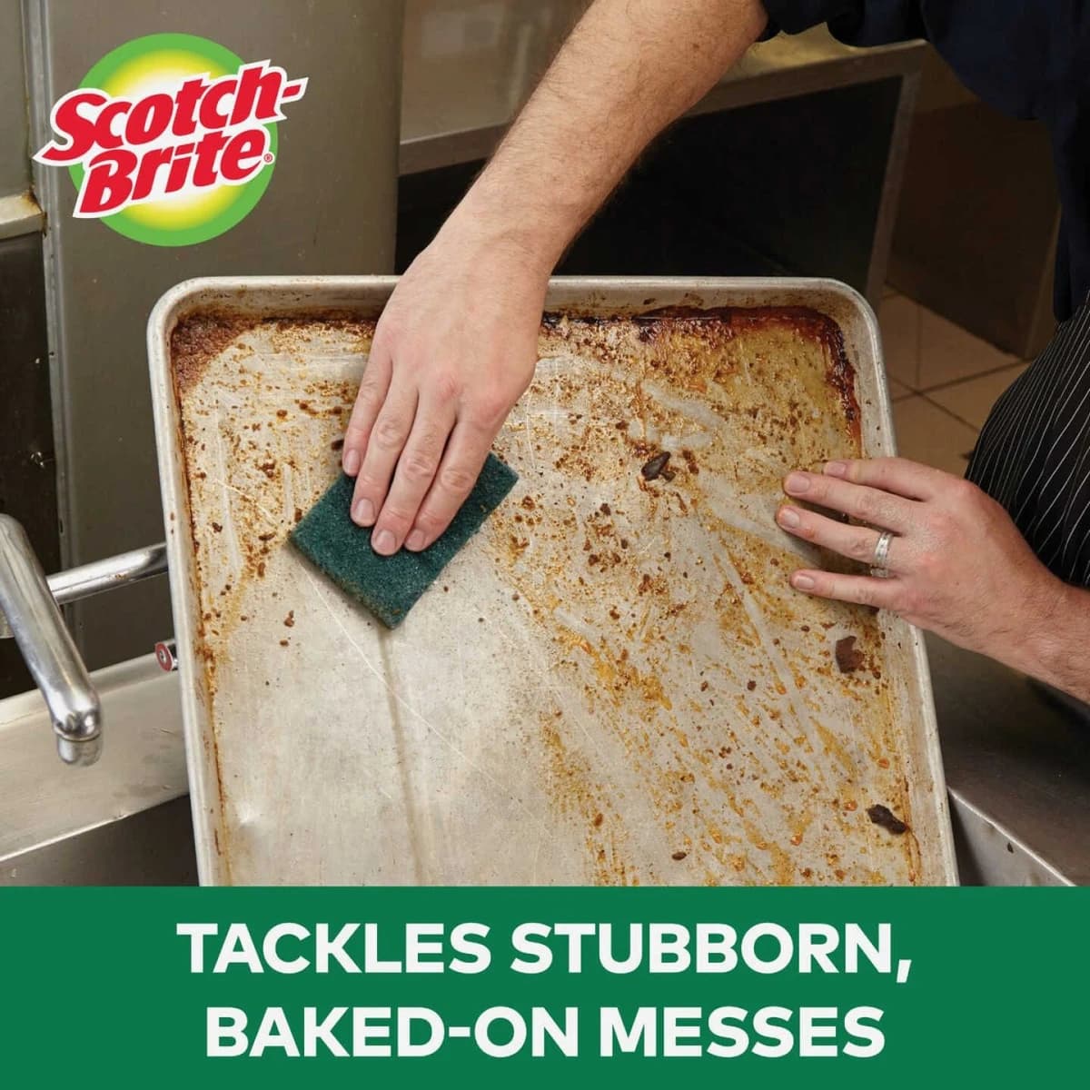 3M Scotch-Brite Heavy Duty Scouring Pad product image