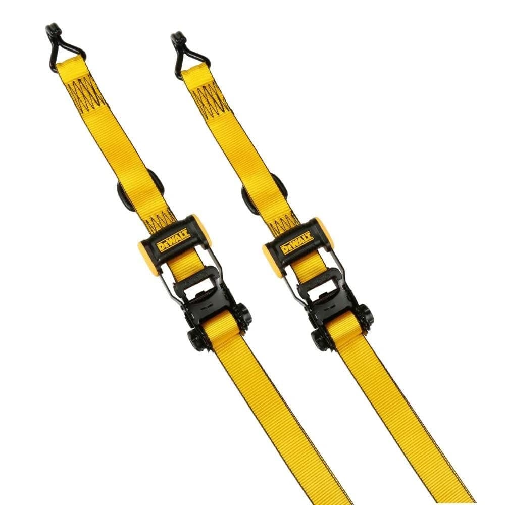 Dewalt 1 1/2" x 16' Ratchet Strap 3300lb Break Strength 2pk product image