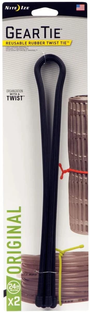 Gear Tie 24" - Black 2pk product image