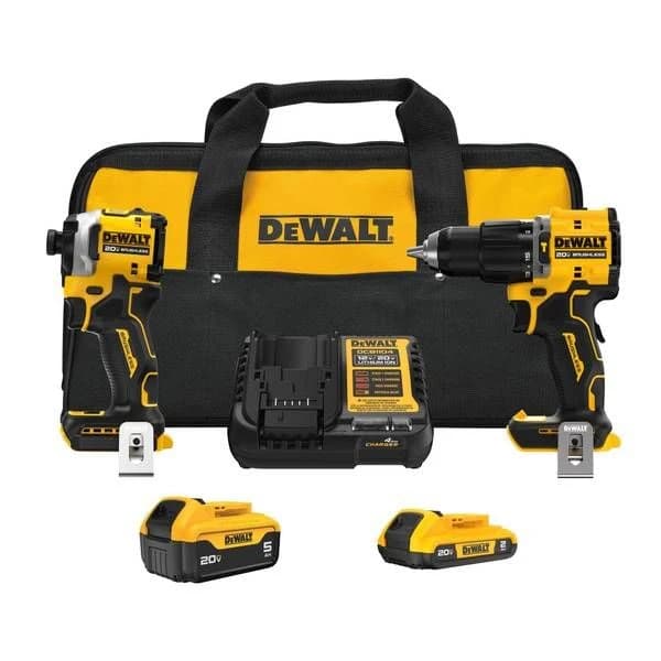 Dewalt Atomic 20V Li-Ion 2 Tool Combo Kit Hammer Drill & Impact Driver product image