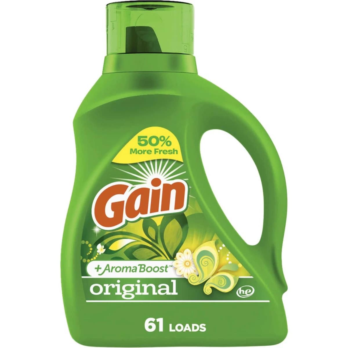 Gain + Aroma Boost Liquid Laundry Detergent Original Scent 88 oz. product image