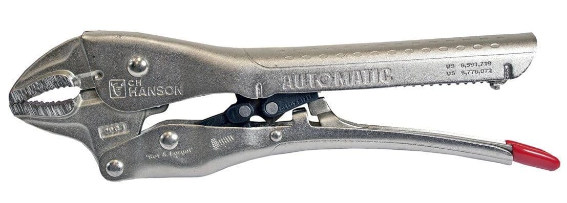 Hanson 10" Curved Jaw Locking Plier Automatic product image