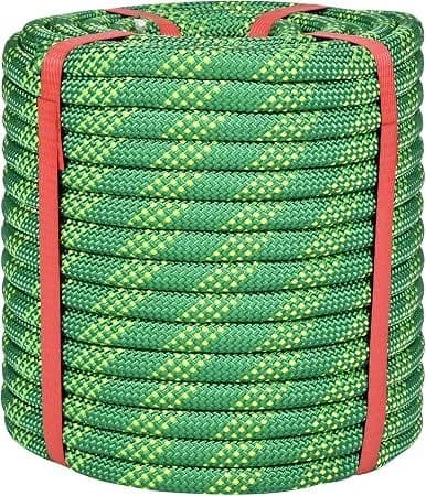 Lopevex 1/2" Static Climbing Rope - 200' / 9000lbs / 48 Strand Polyester -Green product image