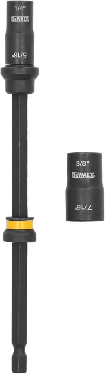 Dewalt Fleaxtorq Socket & 6" Socket Extension SAE 4 in 1 (DWADENDEXT-2) product image