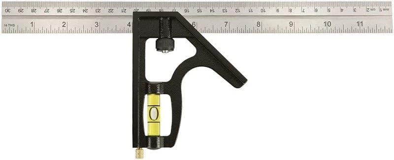 Johnson 12" Combination Square S/Steel w/Scriber product image