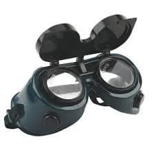 Round Welding Goggles with flip cover product image