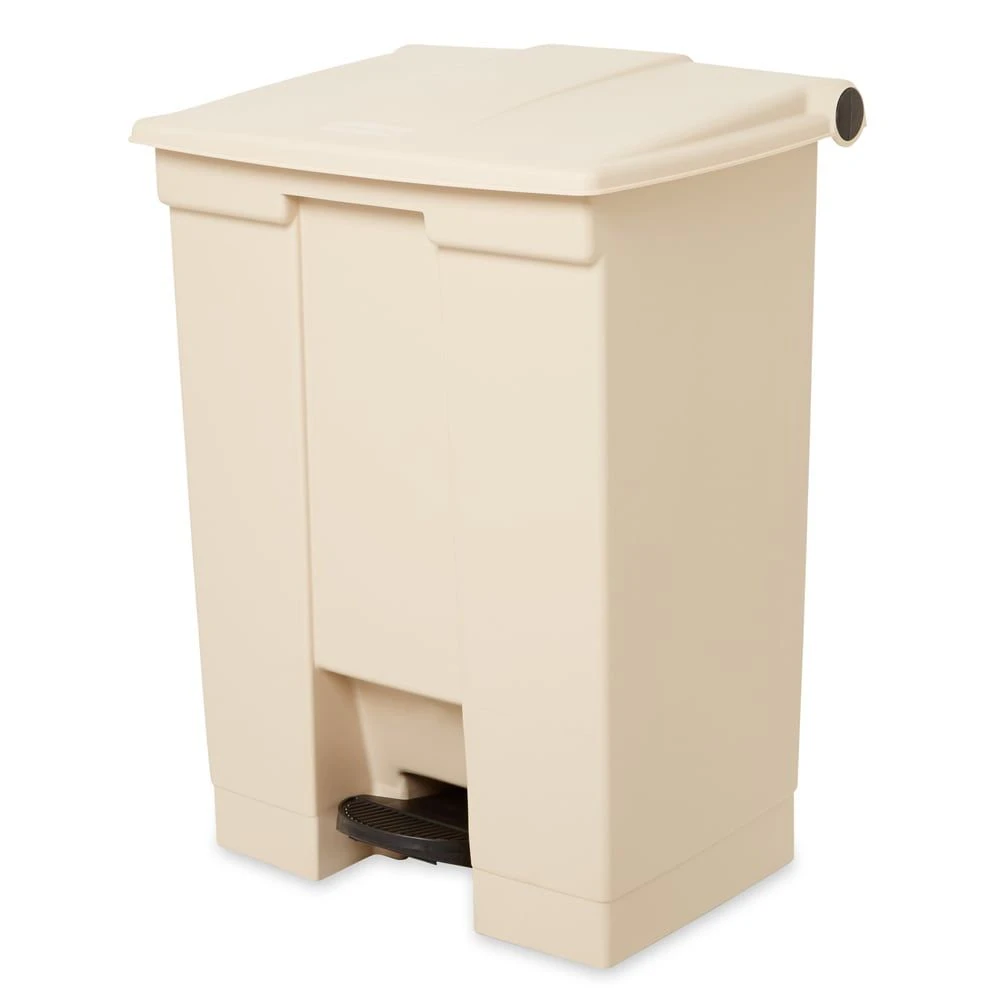 Rubbermaid Step On Bin Container 18 Gallon / 68 L - Beige product image