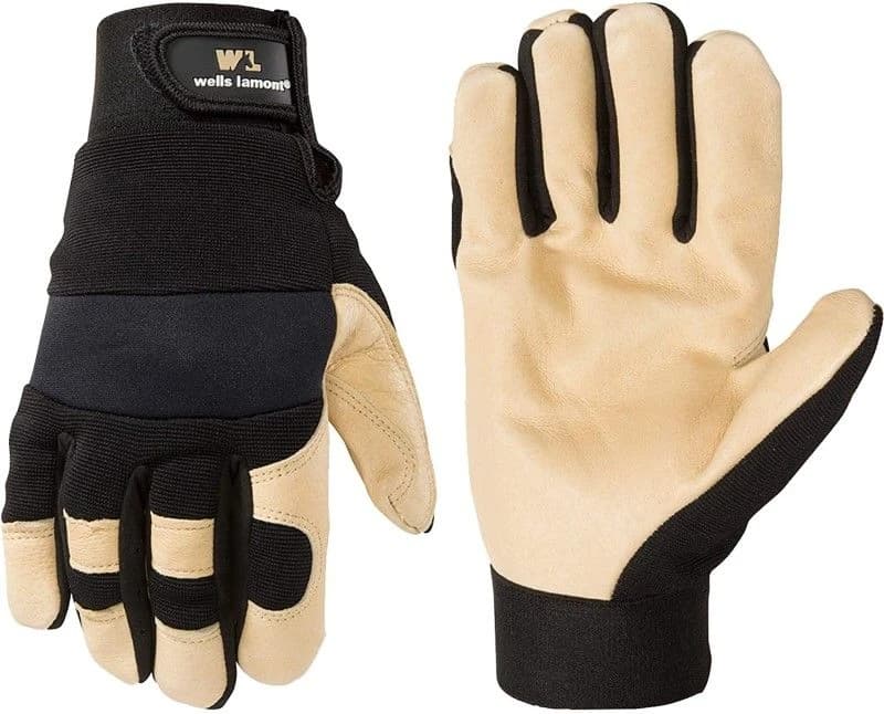 Wells Lamont Mens Unlined Pigskin Mesh Glove (3214L) product image