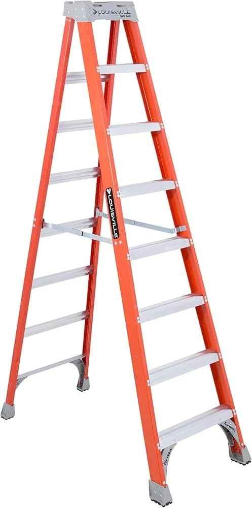 Louisville 8' Type IA Fiberglass Step Ladder 300lb Capacity product image