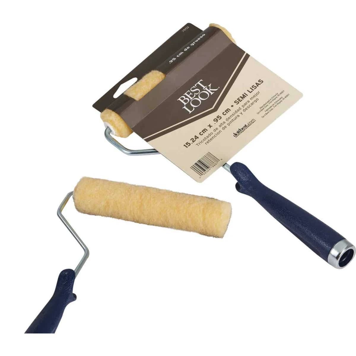 Best Look 6" x 3/8" Mini Knit Paint Roller Cover & Frame product image