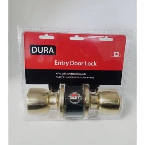 Dura Single Cylinder Ball Entrance Lock - PB product image