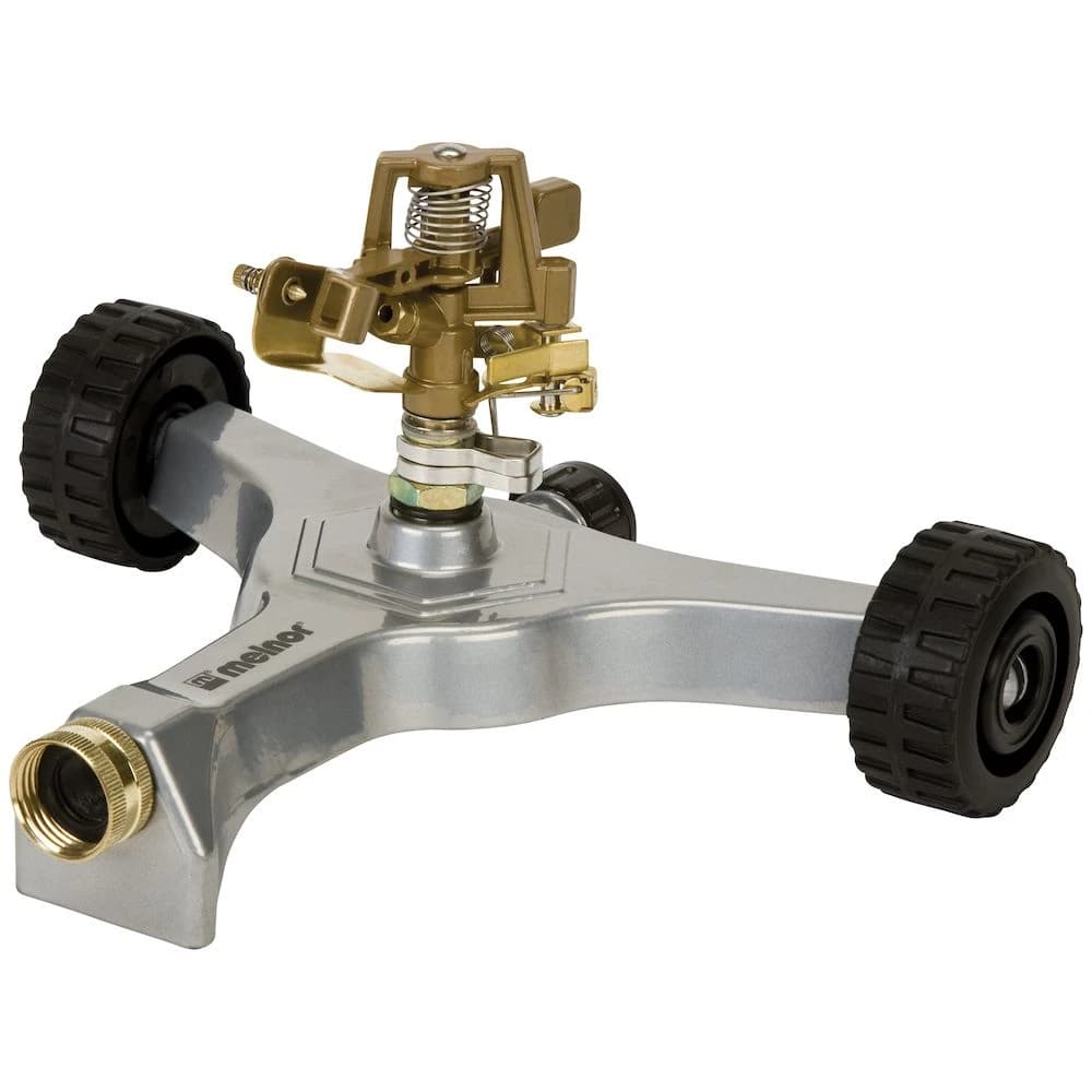 Melnor Metal Pulsating Sprinkler with Wheeled Base product image