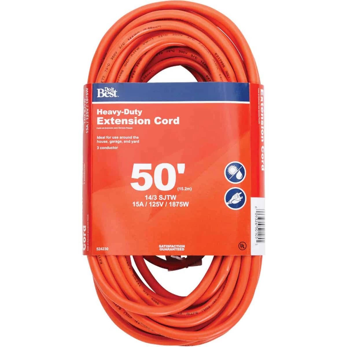 Do it Best 50' 14/3 Heavy-Duty Outdoor Extension Cord product image