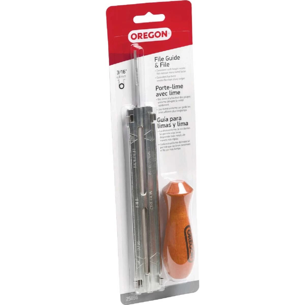 Oregon 3/16 in (4.8 mm) Chainsaw File Guide with File product image