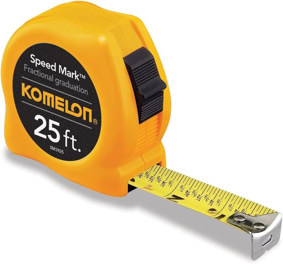 Komelon Speed Mark Acrylic Coated Steel Blade Tape Measure 25' x 1" product image