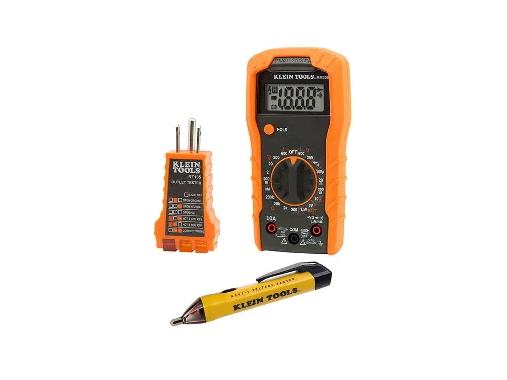 KleinTest Kit with Multimeter, Non-Contact Volt Tester, Receptacle Tester product image