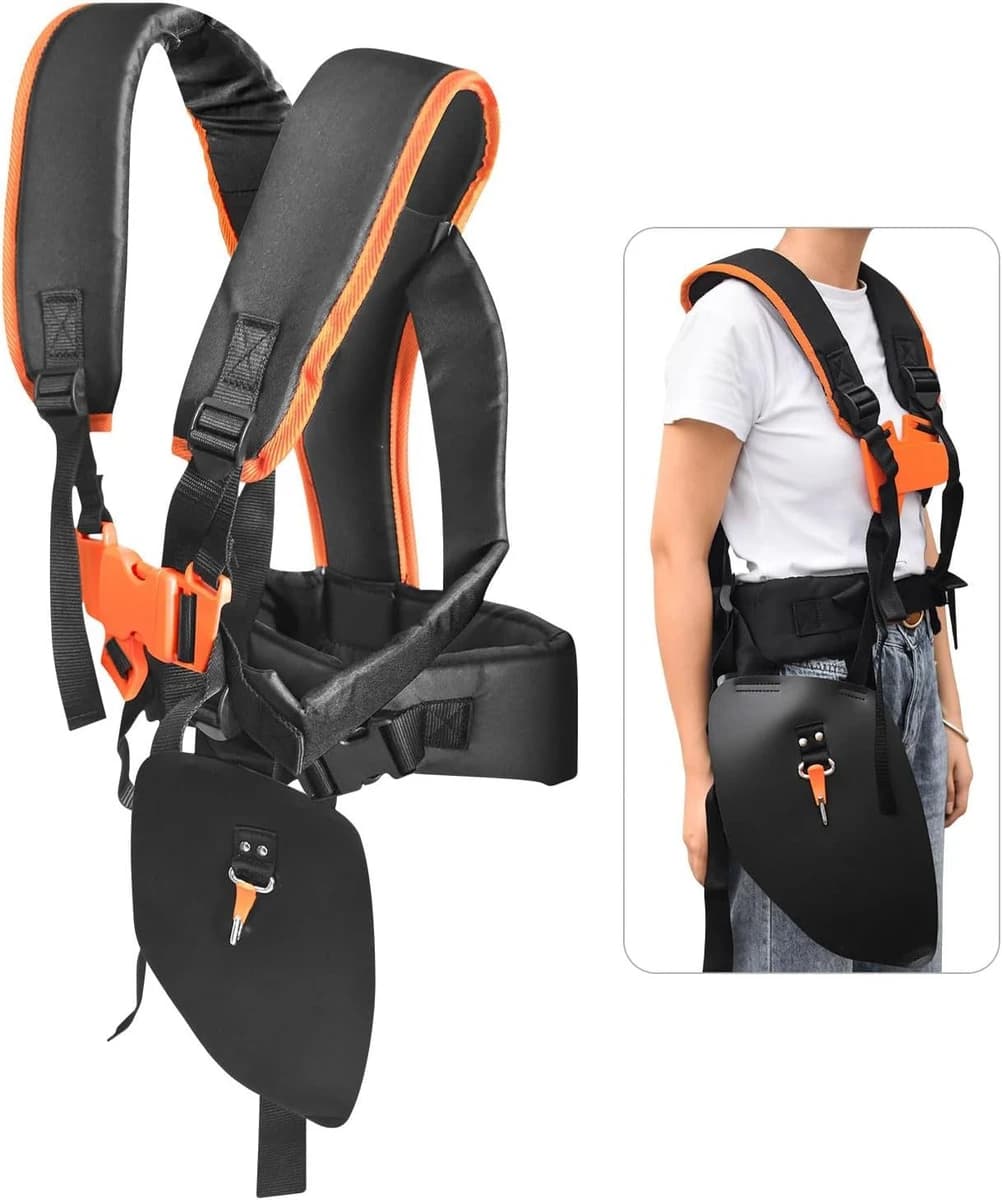 String Trimmer Brushcutter Full Harness w/Padded Double Shoulder Strap product image