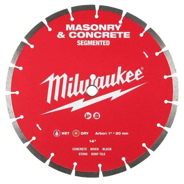 Milwaukee 14" Segmented Masonry & Concrete Diamond Blade product image