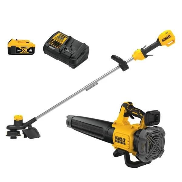Dewalt XR 20V MAX Cordless String Trimmer and Brushless Blower Combo Kit product image