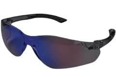 Delta Plus Frameless Wrap Around Blue Mirror Anti Scratch Safety Glasses product image