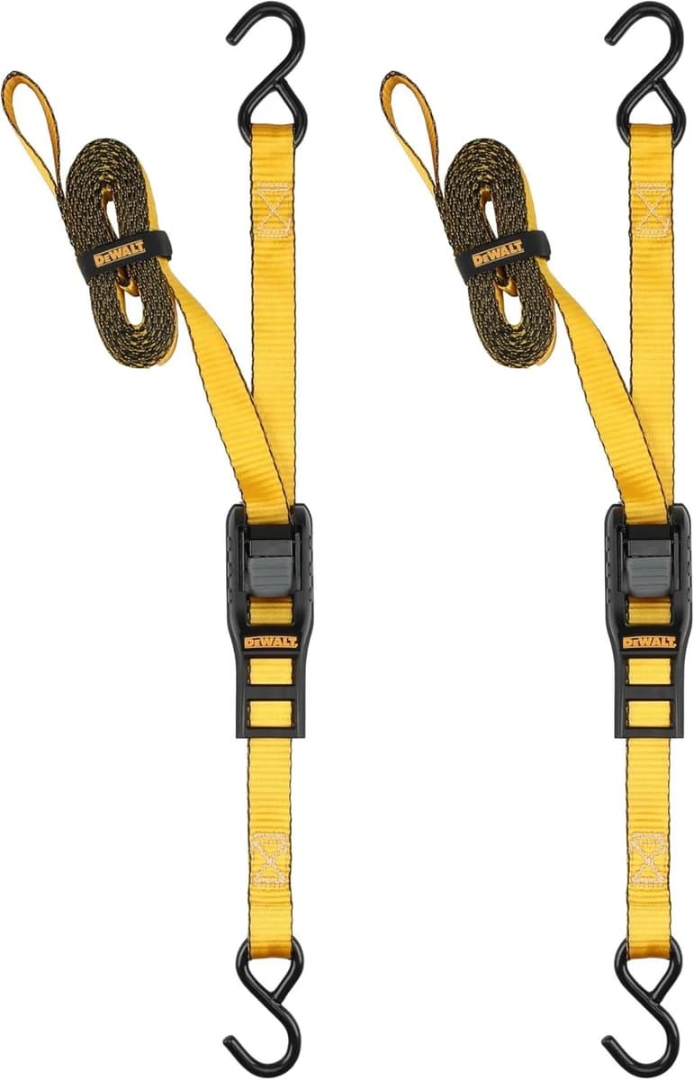 Dewalt 1" x 12' Cam-Buckle Straps 500LBS Working Load 2pk (DXBC90042) product image