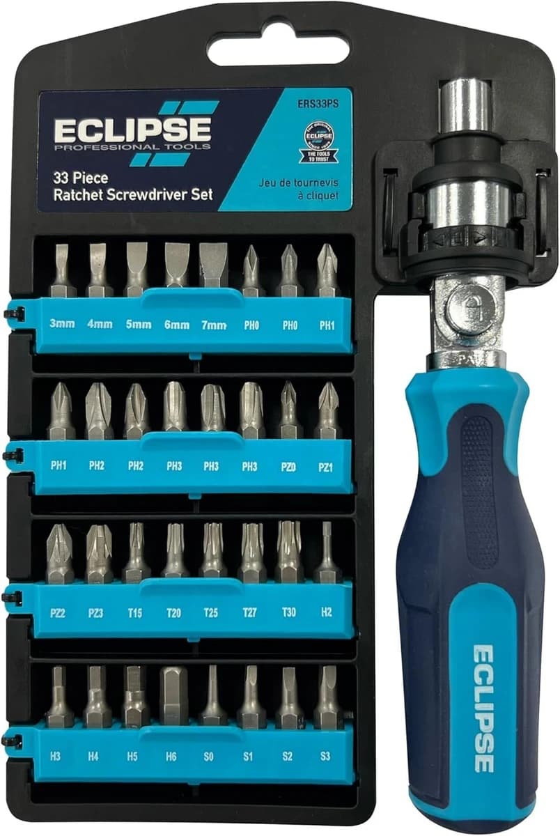 Eclipse 33pc Ratchet Screwdriver Set product image