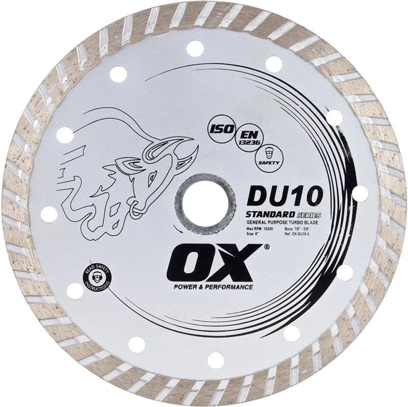 Ox Std General Purpose Diamond Blade 4.5" Turbo product image
