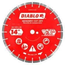 Diablo 14" Segmented Rim Dry/Wet Cut Diamond Blade product image