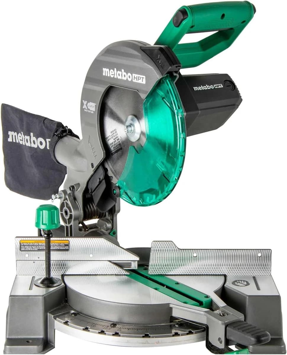Metabo HPT 10" Single Bevel Compound Miter Saw 15 Amp with Xact Cut Shadow Line product image