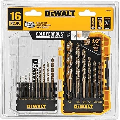 Dewalt Pilot Point Drill Bit Set 16pc product image