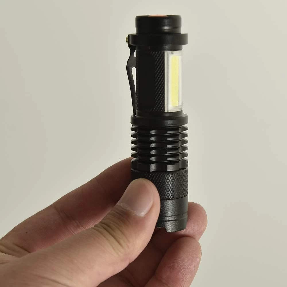 MODOAO COB LED Flashlights,Ultra Bright USB Rechargeable Mini Handheld, WP product image