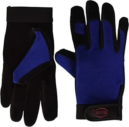Cow Split Leatherpalm with Lycra Back Black Glove product image