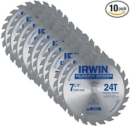 Irwin 7 1/4" Classic Series 24T Circular Saw Blade product image