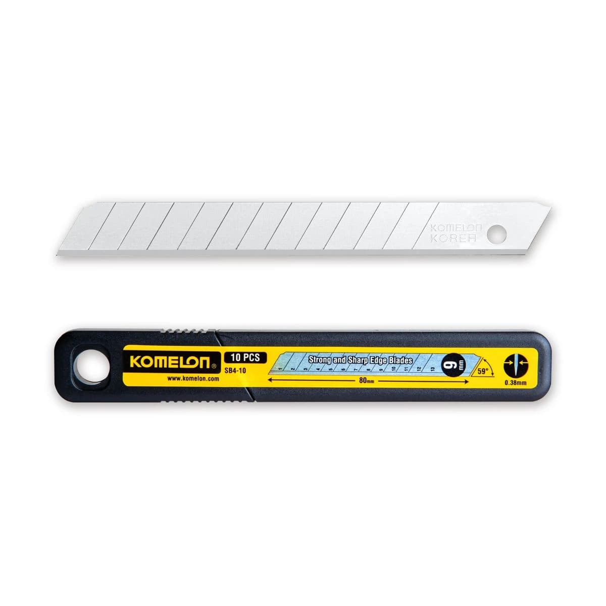 Komelon 9mm Utility Knife Cutter Blades 10pk product image