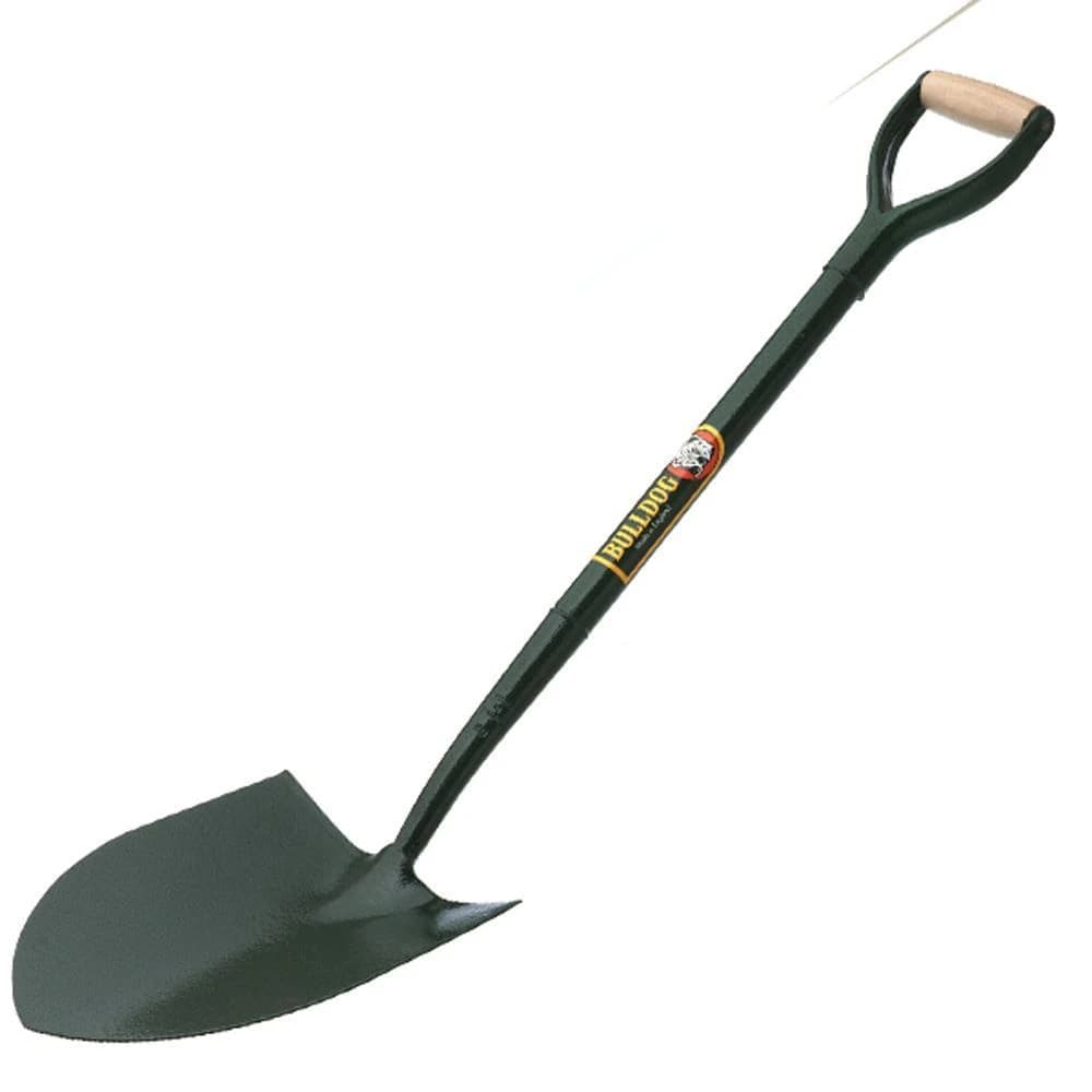 Bulldog All Steel Round Mouth Shovel Green product image