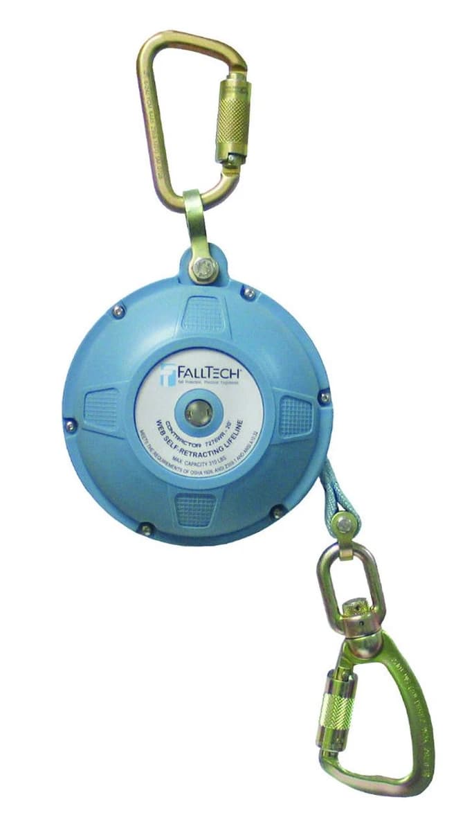Fall Tech 20' Contractor Web SRL with Swivel Aluminum Carabiner product image