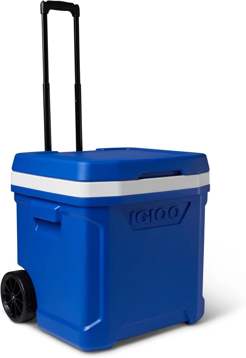 Igloo Blue Profile II 60 Qt Roller Cooler with Wheels product image