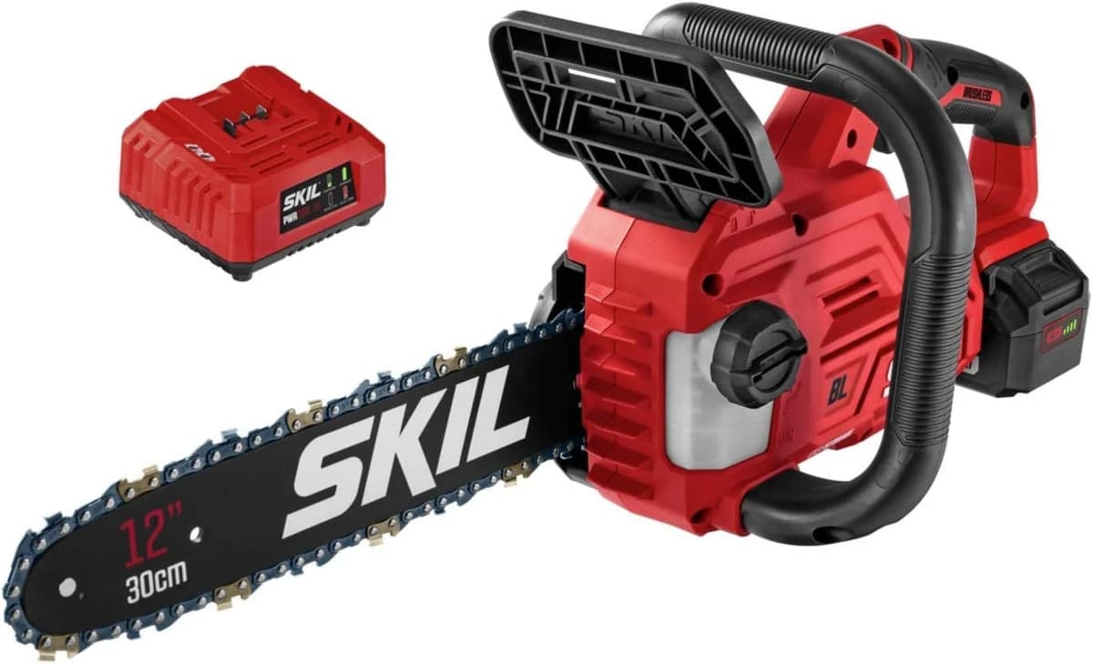 Skil 20V 12" Chainsaw Kit (Tool-free Chain Ten & Auto Lub) 4Ah Battery & Charger product image