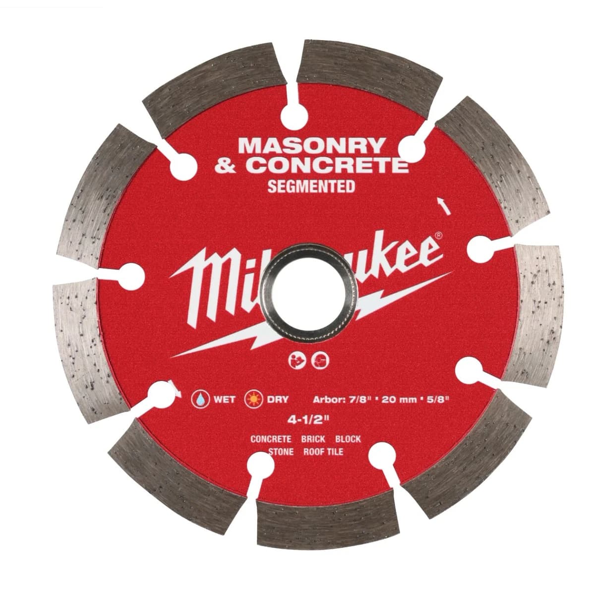 Milwaukee 4 1/2" Segmented Masonry & Concrete Diamond Blade product image