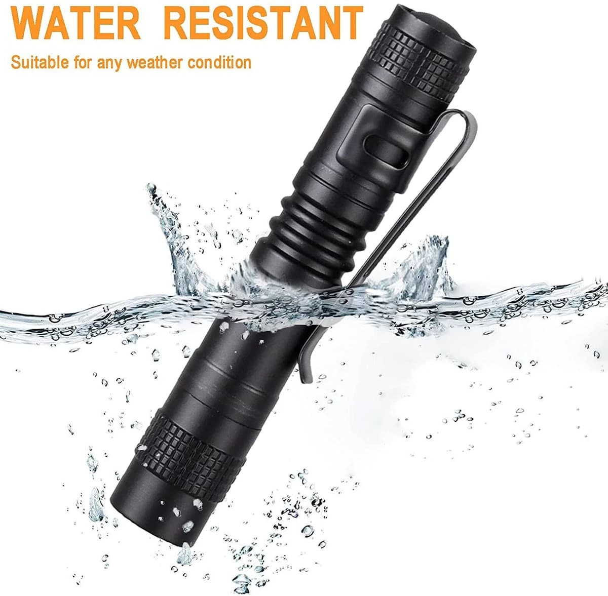 Beieverluck Mini LED Flashlight W/P for Camping Outdoor Emergency Inspection product image